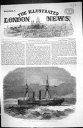 Antique Old Print 1862 Steam Transport Ship Adriatic Ice Sidney Cape Breton