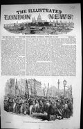 Old Antique Print 1848 Navigation Laws Demonstration Procession Sailors 19th