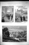 Antique Print 1882 Prince LeopOxford University Christchurch College Boyton