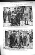 Old 1881 Ireland Land Court Connaught Claremorris Court County Mayo P Victorian