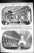 Old 1859 King Naples Lying State Church Santa Chiara Royal Palace Vic Victorian