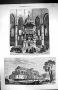 Old 1874 Tomb St. Edmund Canterbury Pontigny Abbey Church Architectur Victorian