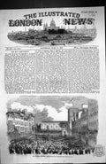 Old Print 1857 Manchester Election Hustings St. Anne'S Square Parliament 19th