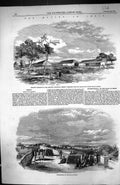 Old 1857 Mutiny India Artillery Laboratory Meerut Intrenchment Delhi Victorian