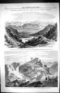 Old 1864 Highland Infantry Crag Picket Umbeylah Pass Chumla Punjaub F Victorian