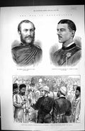 Old 1879 War Afghanistan Ambrose Kelly Walter Hamilton Cabul Yakoob K Victorian