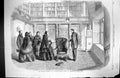 Antique Print 1860 Scene Empress Eugenie Sir Walter Scott Study Abbotsford 19th