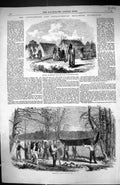 Old 1868 Assinniboine Saskatchewan Exploring Ojibway Rainy River Cano Victorian