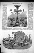 Old 1858 Testimonial Coleridge Etonians Plate Capreol Tornoto Canada Victorian