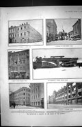Old 1906 Revolution Moscow House Caretny Bronnoy Kursky Railway Lobko 20th