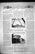 Antique Old Print 1918 Handley Page Dug-Outs Aeroplanes Shelters Bombs Shells