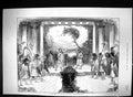 Antique Old Print 1883 Birds Aristophanes Played Cambridge University Theatre