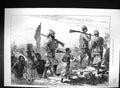 Old Antique Print 1872 Finding Dr. Livingstone Mr. Stanley Retune Africa 19th