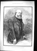 Old 1889 Lord Salisbury Speaking Mr. Bright House Lords Parliament Po Victorian