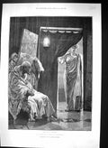 Antique Print 1889 Canton Woodville Scene Cleopatra Charmion Grecian Robes 19th