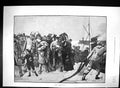 Antique Old Print 1883 Ship Passengers After Rough Passage Sick People Dock