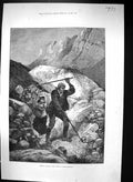Old 1884 Killing Vipers Snakes Forest Fontainebleau Mountains Fine Ar Victorian