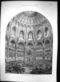 Old 1884 Interior Architecture Council Chamber Guildhall London Engla Victorian