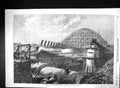Old Print 1868 Works Midland Railway Terminus Euston Road London Fine Art 19th