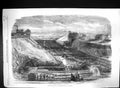 Antique Old Print 1862 Dock Building Construction Boulogne France Engineering