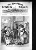 Old 1873 Miners Strike Wales Family Scene Interior Collier Cottage Ho Victorian
