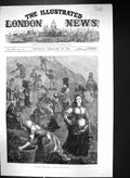 Old 1873 Miners Strike South Wales Women Gathering Shindles Fuel Fine Victorian