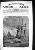 Old 1873 Disaster English Channel Cutters Boat Ship Wreck Northfleet Victorian