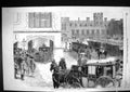 Old 1863 Scene Princess Leaving Windsor Castle St. George'S Chapel Ro Victorian
