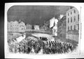 Old 1858 Royal Wedding Procession Windsor Castle Eton Scholars London Victorian