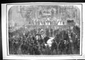 Antique Old Print 1862 Funeral Royal Highness Prince Consort Ceremony Choir