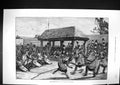 Old 1873 Longunkayau-Wa Tail Dancers Dahomey Africa Natives Fine Art Victorian
