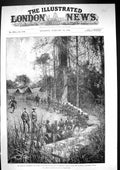 Old Print 1896 Ashanti Expedition Alarm Ejuvassi Coomassie Houssas Siers 19th