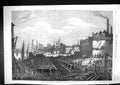 Old 1868 Works Southern Embankment River Thames Lambeth London Engine Victorian