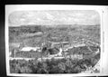 Antique Print 1863 Birdseye View Windsor Castle London England Royal Family