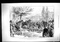 Old 1877 War Russian Troops Marching Emperor Alexander Grand Duke Nic Victorian