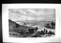 Antique Old Print 1877 War Town Fortress Rustchuk Danube Shepherd Cattle Cart