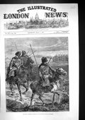 Antique Print 1877 War Russian Outpost Advanced Guard Roumania Siers Horses