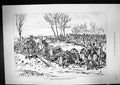 Old Print 1877 War Russian Column Siers Marching Chotim Liptschany Weapo 19th