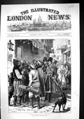 Antique Print 1877 Scene Reading War Placards Stamboul Turkey Men Fine Art 19th