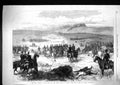 Old Print 1866 War Meeting King Crown Prince Prussia Battle Sadowa Siers 19th