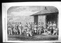 Old Print 1863 Battalion Twenty West Middlesex Rifle Volunteer Siers War 19th