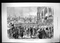 Old 1877 Street Scene Proclaiming Constitution Constantinople Turkey Victorian