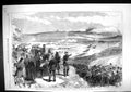 Antique Print 1866 War Advance Army Crown Prince Russia Battle Sadowa Siers
