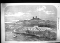 Antique Old Print 1854 Meeting Royal Agricultural Society Lincoln Show Yard