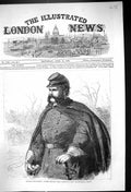 Old Antique Print 1862 Civil War America Portrait General Burnside Nast 19th