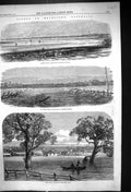 Old 1864 Floods Melbourne Australia Emerald Hill Railway Kilda Punt R Victorian