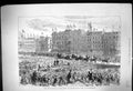 Old 1878 Royal Visit Nottingham Children Singing Prince Wales Market Victorian