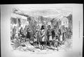 Antique Old Print 1878 Austrian Occupation Herzegovina Street Scene Grahovo