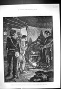 Old 1882 Insurrection Herzegovina Bringing Prisoner Austrian Gendarme Victorian