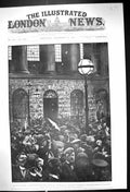 Old 1901 Political Riot Birmingham Town Hall Lloyd-George Meeting Bat Victorian